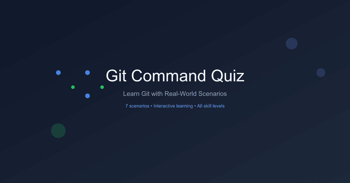 Git Command Quiz